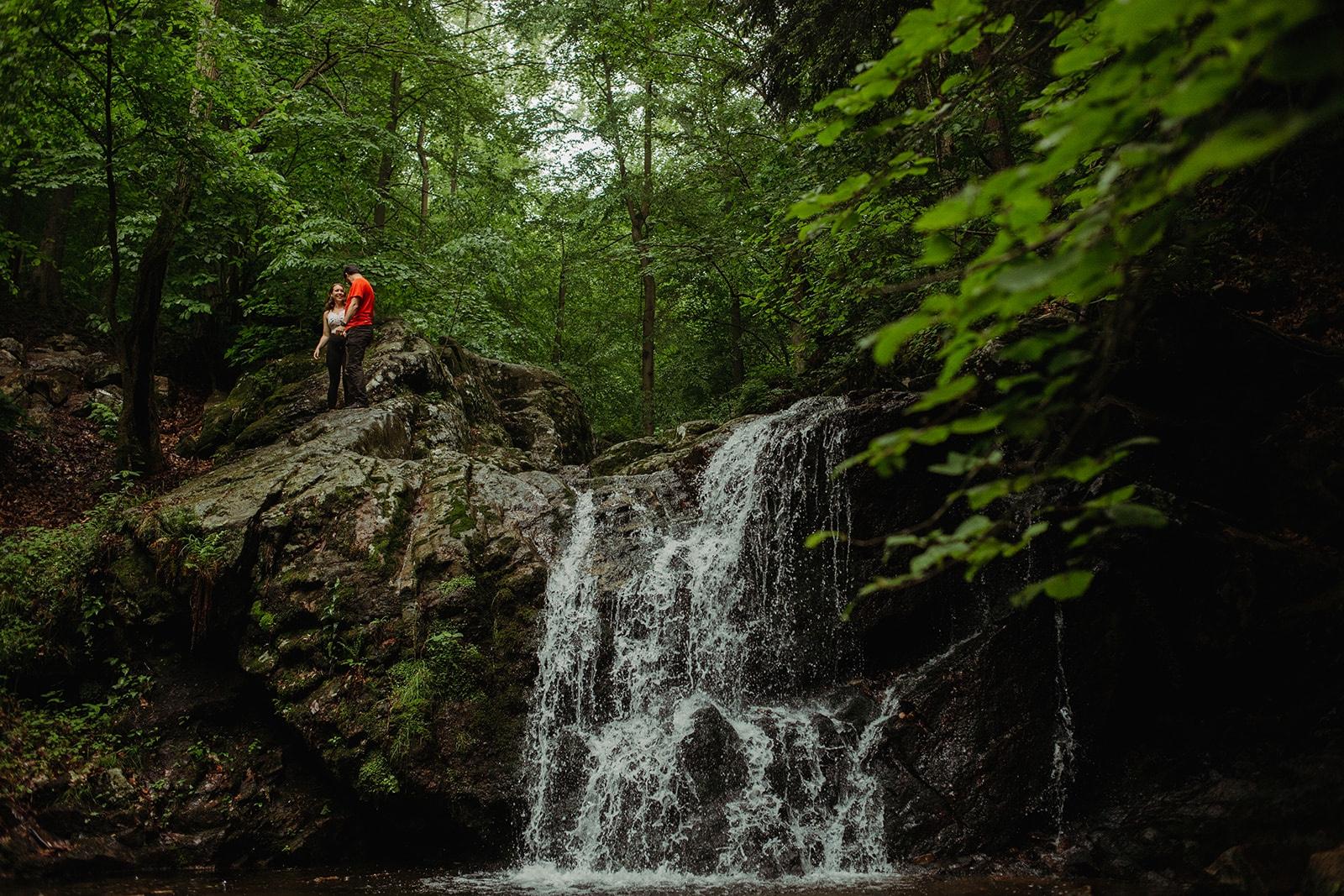 Engagement Session at Cascade Falls