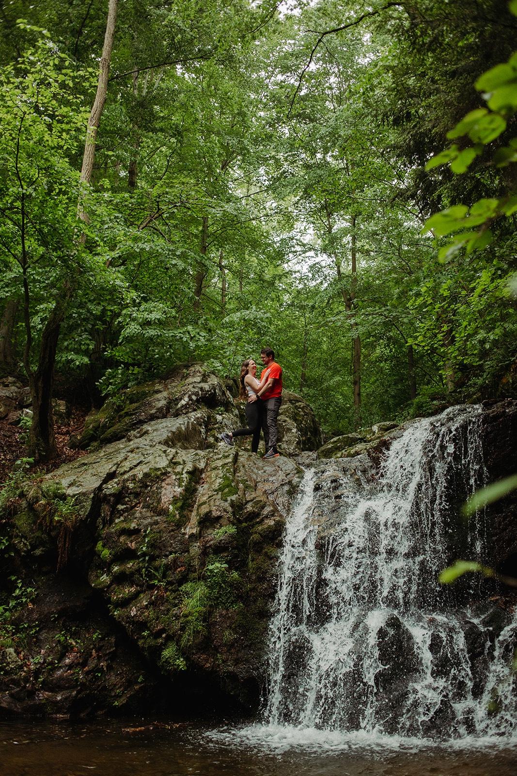 Engagement Session at Cascade Falls